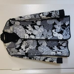 Classic quilted reversible floral Burberry jacket coat